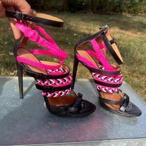 Hot pink L.A.M.B heels